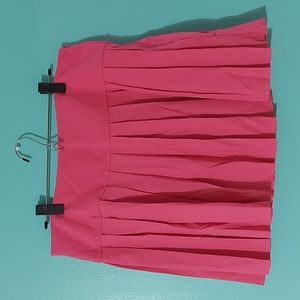 Shein Hot Pink Mini Pleated School Girl Skirt BNWT 1X